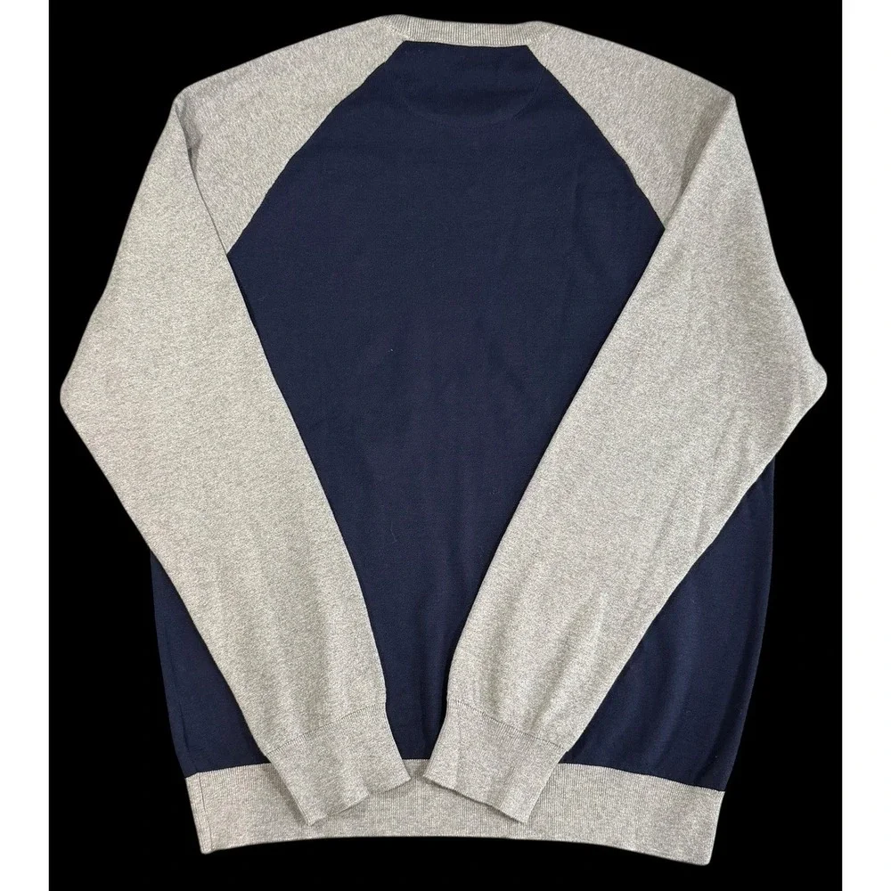 Polo Ralph Lauren Men's Pima Cotton Navy Blue Sweater Size X-Large Preppy